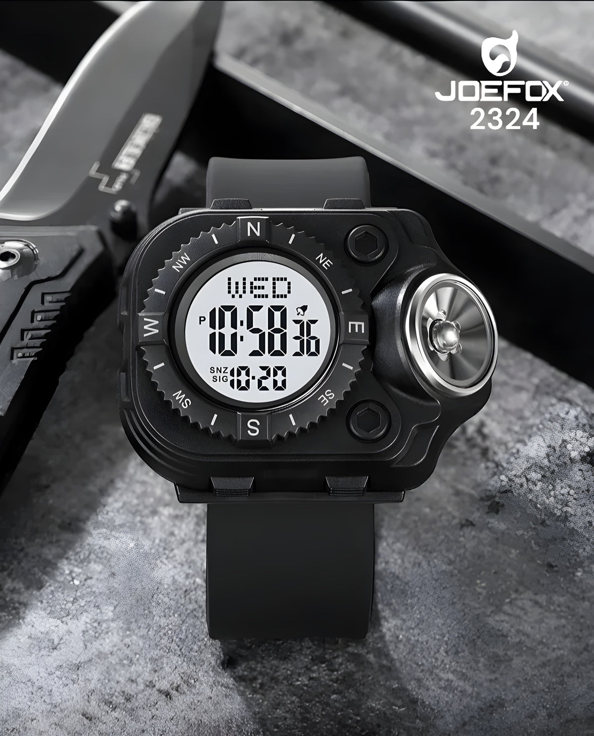 Reloj JoeFox Deportivo Militar Dual con Linterna LED