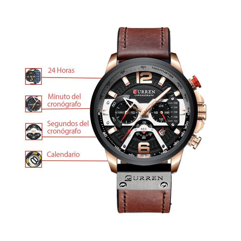 Reloj Curren 8329 Cuero