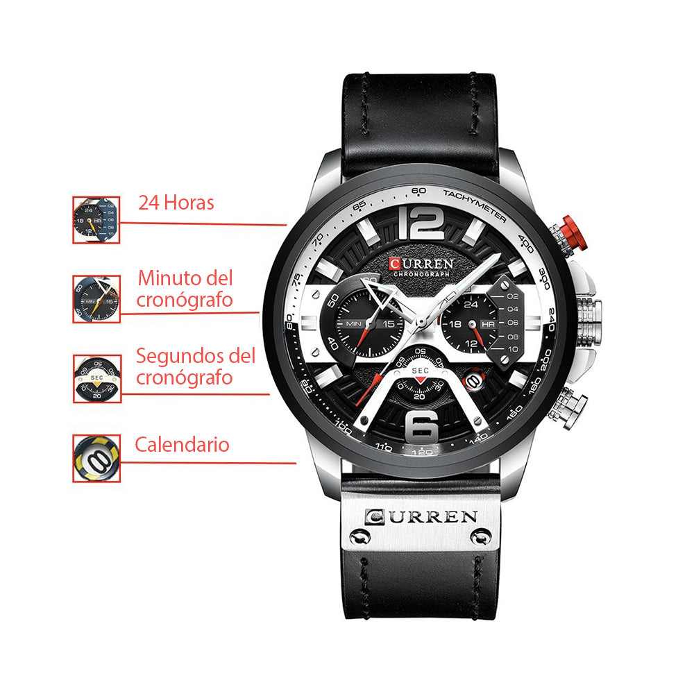 Reloj Curren 8329 Cuero