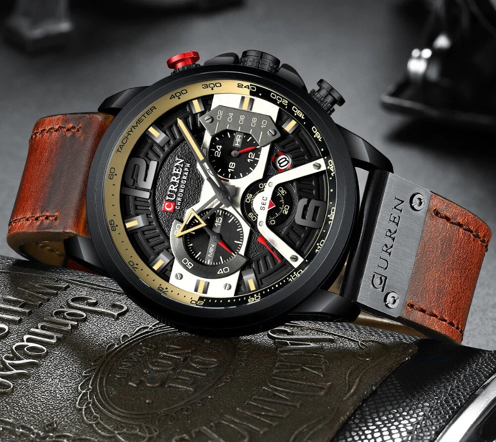 Reloj Curren 8329 Cuero