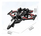 Avion Drone Nave combate dual giros rc