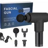 Pistola de Masaje Muscular Fascial Gun con 4 Cabezales