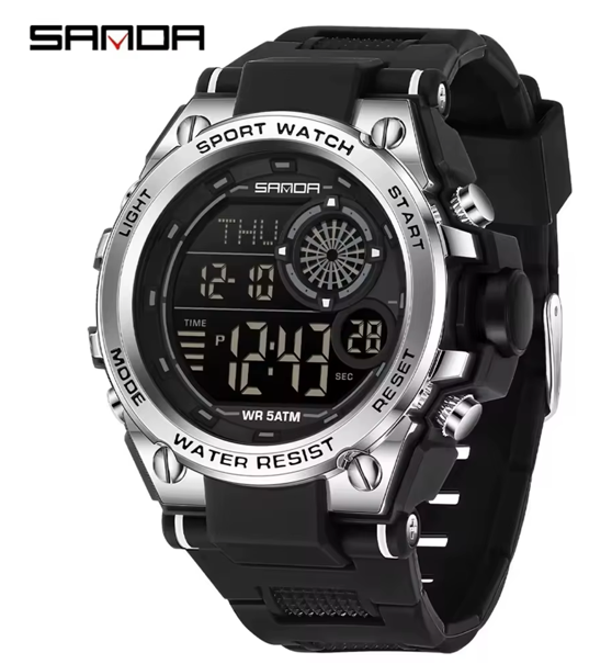Reloj Sanda 6255 Silicona