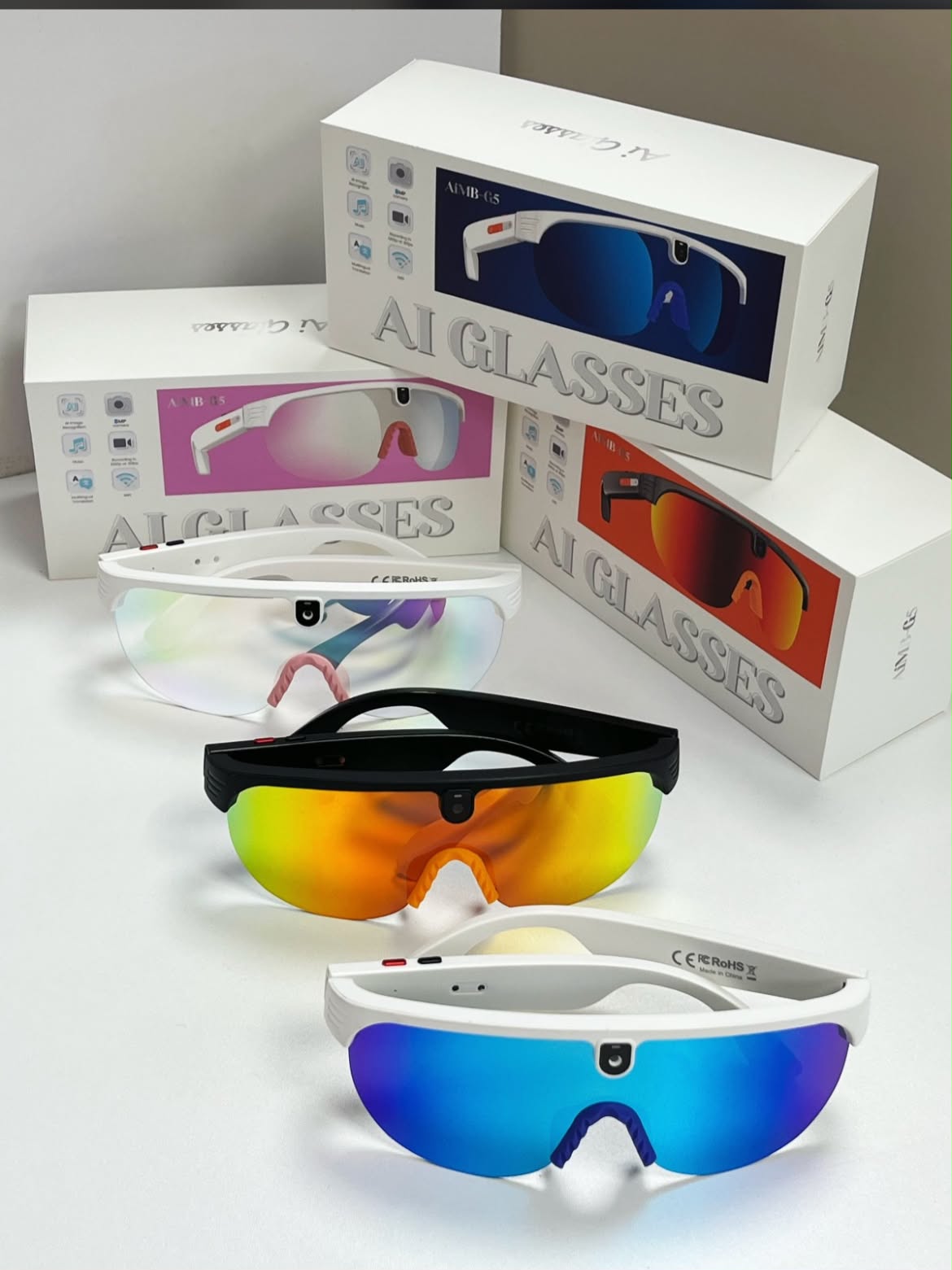 Gafas Inteligentes con Cámara Deportiva Full HD