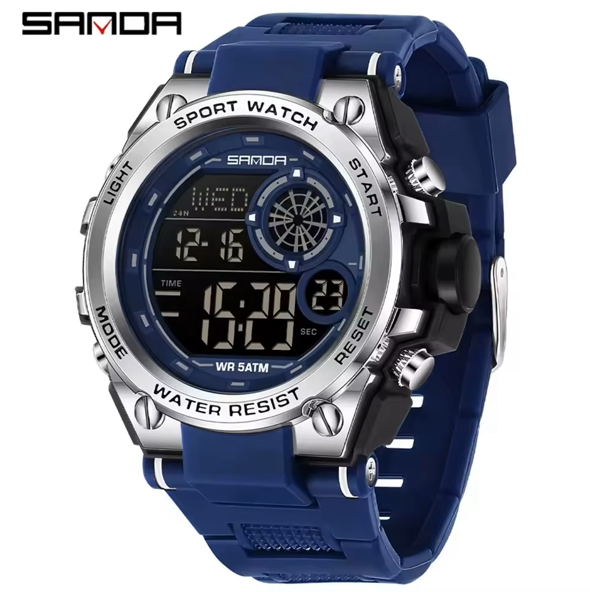 Reloj Sanda 6255 Silicona