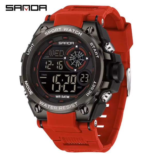 Reloj Sanda 6255 Silicona