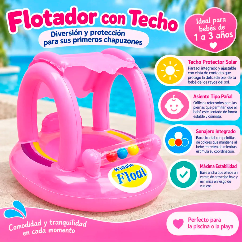 Bote Flotador Techo Shurkby Sonajero Bebé