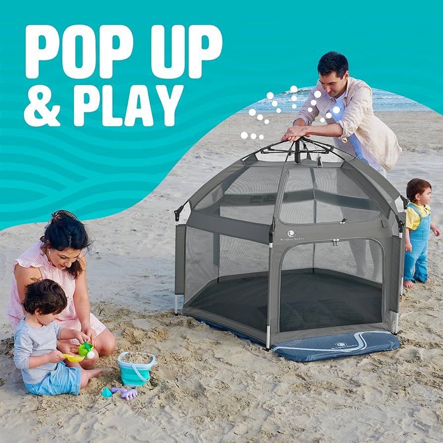 Corral Portátil de Seguridad Hexagonal para Bebés